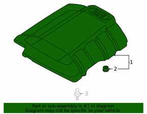 Engine cover Audi A6 C8 19-20 2.0T