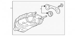 Chevrolet Volt 11-15 rear barrel muffler
