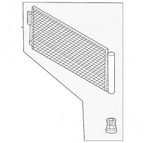 Air conditioner radiator condenser Polestar 2 21- for heat pump