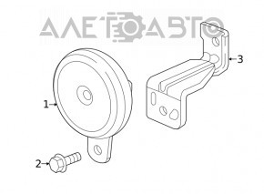 Honda Civic X FC 16-21 right low beam