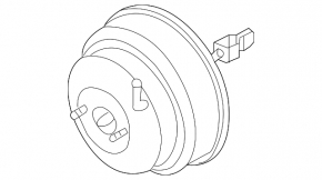 Vacuum booster for Infiniti G25 G35 G37 4d 06-07