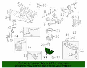 Air Suspension Compressor Guard Toyota Sequoia 08-16