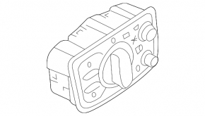 Headlight control Audi A6 C7 12-18 without projection, no button