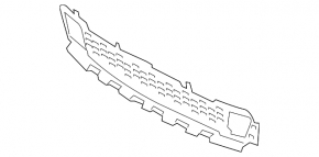 Lower grille for the front bumper of the BMW 7 G11 G12 20-22 M type, for drive asst pro