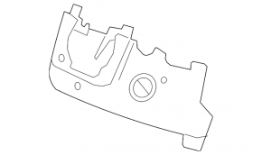 Honda CRV 17-18 black steering column assembly, 2 pieces, worn