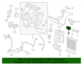 Acura TLX 15-A/C Heater Valve
