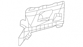 Front bumper bracket upper right Audi Q5 80A 21-24