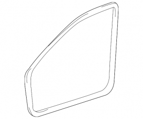 Front right door seal Hyundai Sonata 11-15