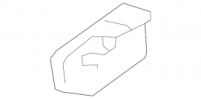 Door handle inner front left Hyundai Sonata 11-15 gray