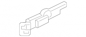 Bracket door trim lower rear right Infiniti QX50 19-
