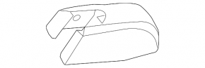 Toyota Venza 21-24 rear wiper arm cap