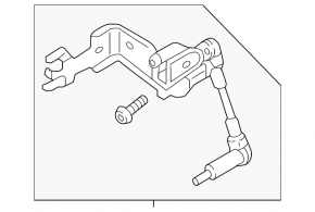Front right body position sensor Audi A4 B9 17-25 with traction
