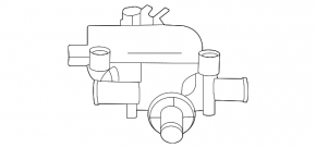 Porsche Taycan 20-26 cooling system valve number four