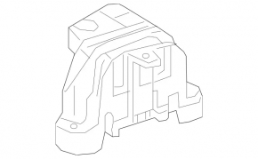 Left engine mount for Mercedes CLA 14-19 AMG (package)