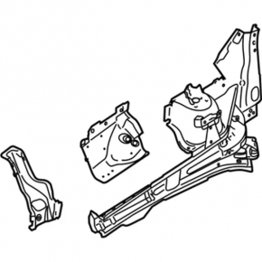 Front right quarter Ford Flex 09-12 prerest
