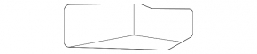Front Bumper Cap Right Ford Bronco Sport 21-25