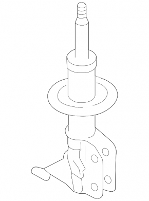 Front right shock absorber for Toyota GT86 17-20