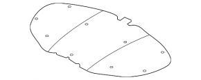 Jaguar F-Pace X761 17- Hood Insulation