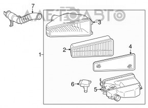 Lexus ES300 ES330 Air Flow Meter