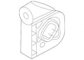 Upper right radiator mount for Kia Niro 23-26 (rubber + plastic)