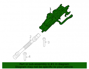 Steering column Mini Cooper F56 3d 14-
