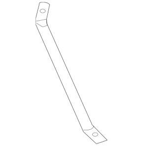 Rear bumper reinforcement fang strut upper left BMW i3 14-20
