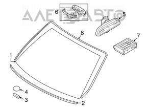 Interior mirror for BMW X5 E70 07-13