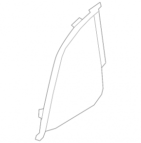 Front panel trim side right BMW 3 F30 12-18 black