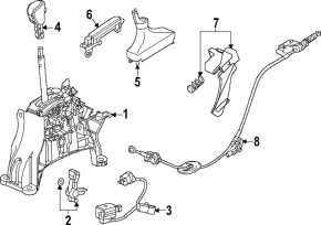 Honda Accord 23 gearshift knob - broken mount