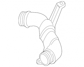 Intercooler pipe left second Audi Q3 8U 15-18 CCTA