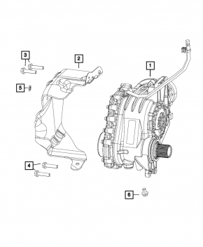 Transfer case front gearbox Dodge Journey 11- 3.6 AWD 92k