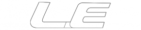 Emblem inscription LE tailgate Toyota Sienna 11-20