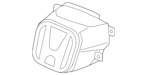 Honda CRV 15-16 Radar-Like Grille Emblem