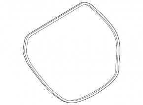 Rubber seal for tailgate Nissan Leaf 18-