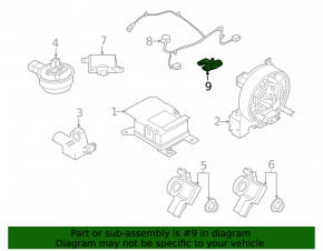 Passenger Presence Sensor Nissan Altima 19-
