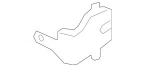 Bracket airbag sensor front left Mazda 3 19- TV