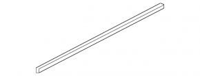Glass seal inner door front right Jaguar F-Pace X761 17-