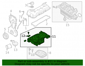 Half-tray NISSAN ALTIMA 16-18 2.5