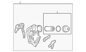 BMW X5 F15 14-18 3.0D Oil Filter Housing with Cooler