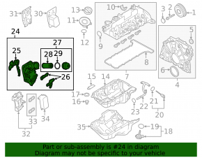 BMW X5 F15 14-18 3.0D Oil Filter Housing with Cooler