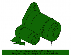 Starter Nissan Altima 07-12 2.5, manual transmission