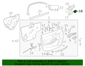 13-16 Buick Encore mirror memory control