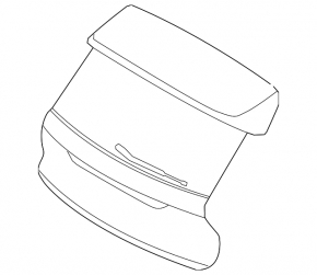 Boot door bare Volvo XC40 19-25