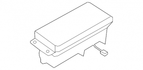 Passenger airbag in the dashboard of the VW CC 08-17