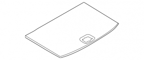 Trunk floor BMW 5 G30 18-530e hybrid