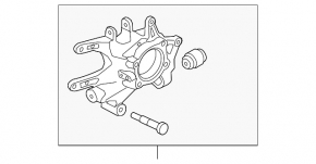 Rear left axle Kia Sorento 13-15 AWD