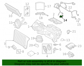 BMW 3 G20 19-26 heater temperature sensor