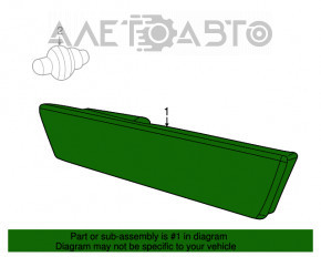 Reflector side rear left Dodge Challenger 15-23 rest