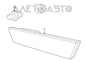 Reflector side rear left Dodge Challenger 15-23 rest