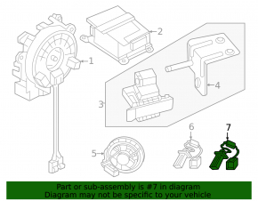 Rear left airbag sensor Nissan Murano 25-26